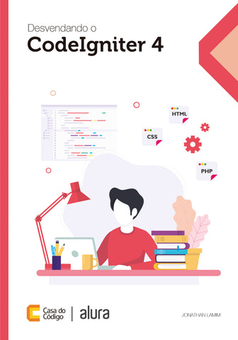 Capa do livro Desvendando o CodeIgniter 4